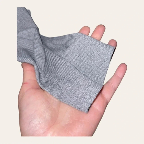 No BOUNDARIES LONG SLEEVE RIBBED TOP GRAY IN COLOR SIZE 3X (21)โ - Picture 7 of 7